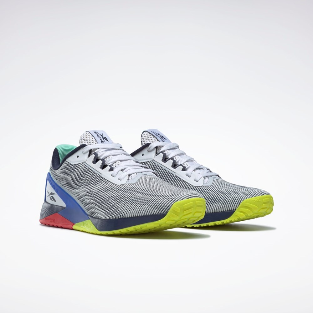 Reebok Nano X1 Grit Tréningová Shoes Biele Námornícka Modrá Modre | QCAYL3729