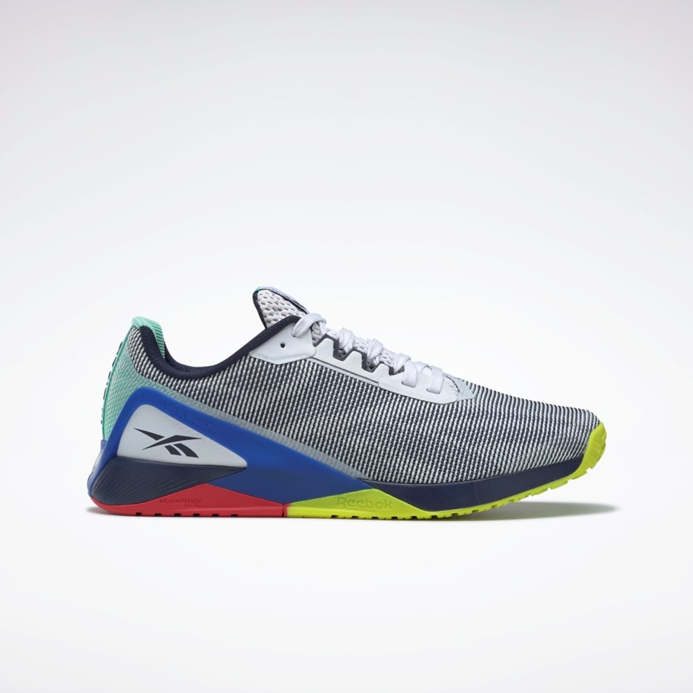 Reebok Nano X1 Grit Tréningová Shoes Biele Námornícka Modrá Modre | QCAYL3729