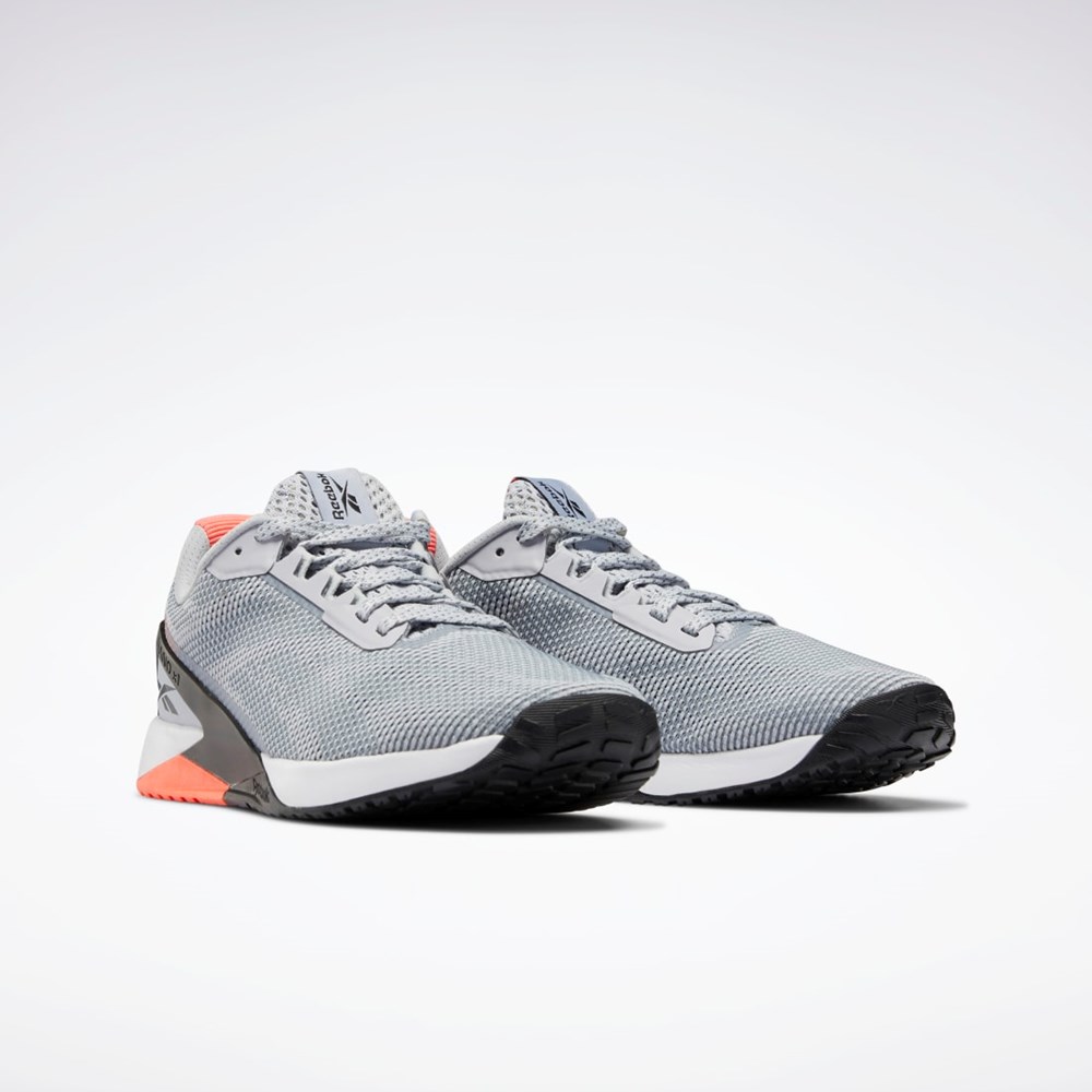 Reebok Nano X1 Grit Tréningová Shoes Siva Čierne Oranžové | CKVFD5368