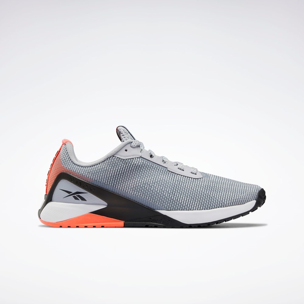 Reebok Nano X1 Grit Tréningová Shoes Siva Čierne Oranžové | CKVFD5368