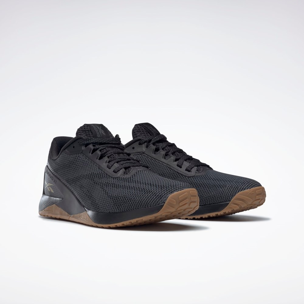 Reebok Nano X1 Grit Tréningová Shoes Čierne Siva | EZKAW1634