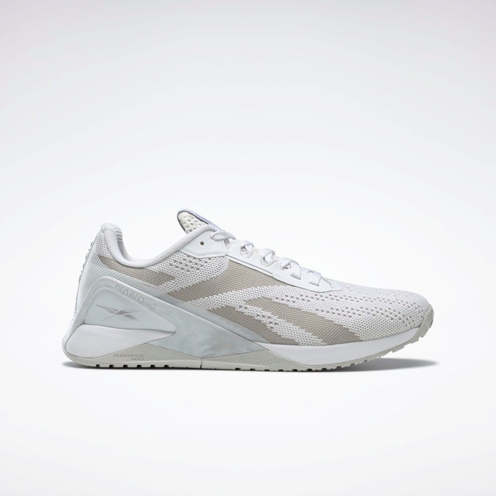 Reebok Nano X1 Tréningová Shoes Biele Biele Siva | XSGZP7894