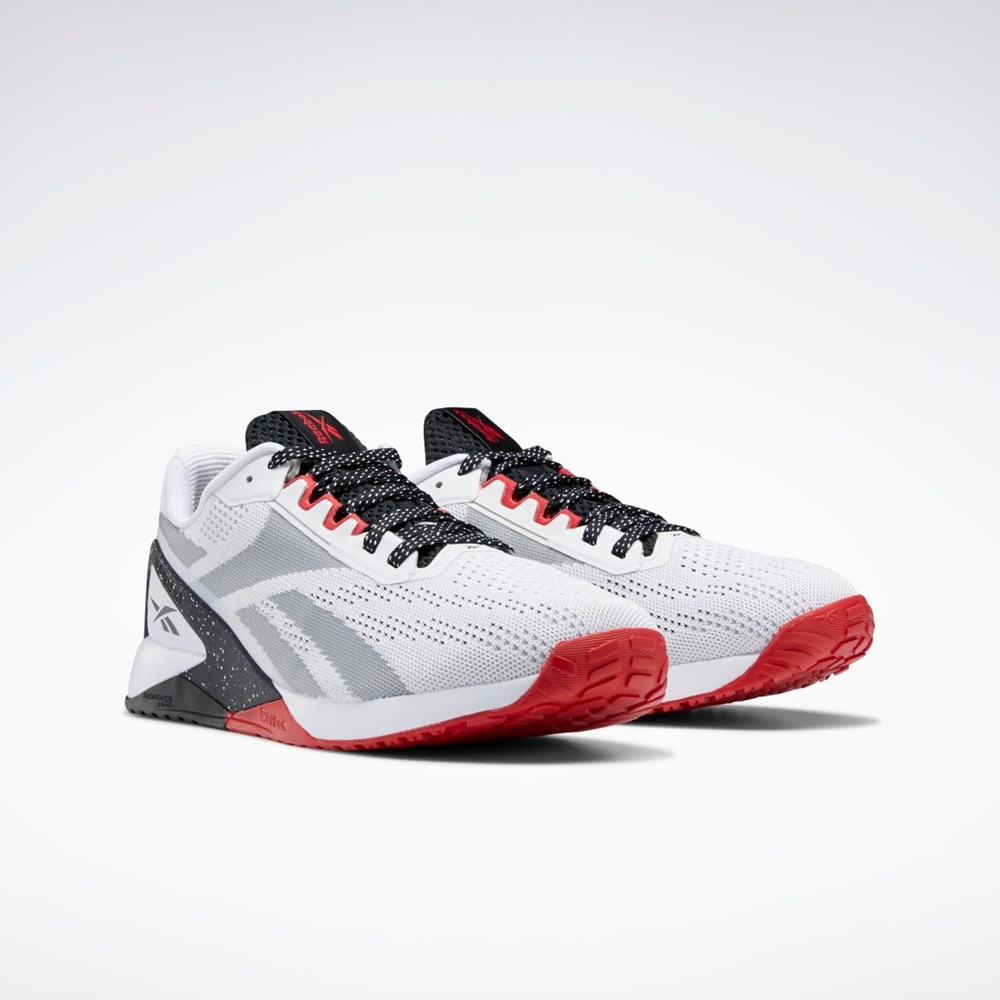 Reebok Nano X1 Tréningová Shoes Biele Čierne Červené | GPTYJ1235