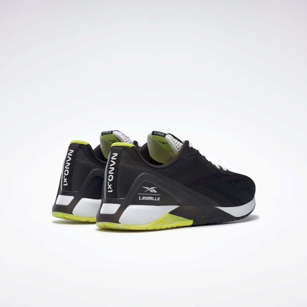 Reebok Nano X1 Tréningová Shoes Les Mills® Čierne Biele Žlté | TAFZW5018