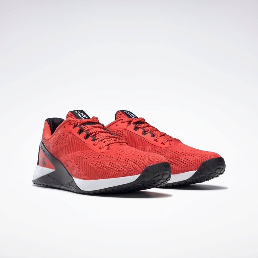 Reebok Nano X1 Tréningová Shoes Červené Biele Čierne | DPZSB6278