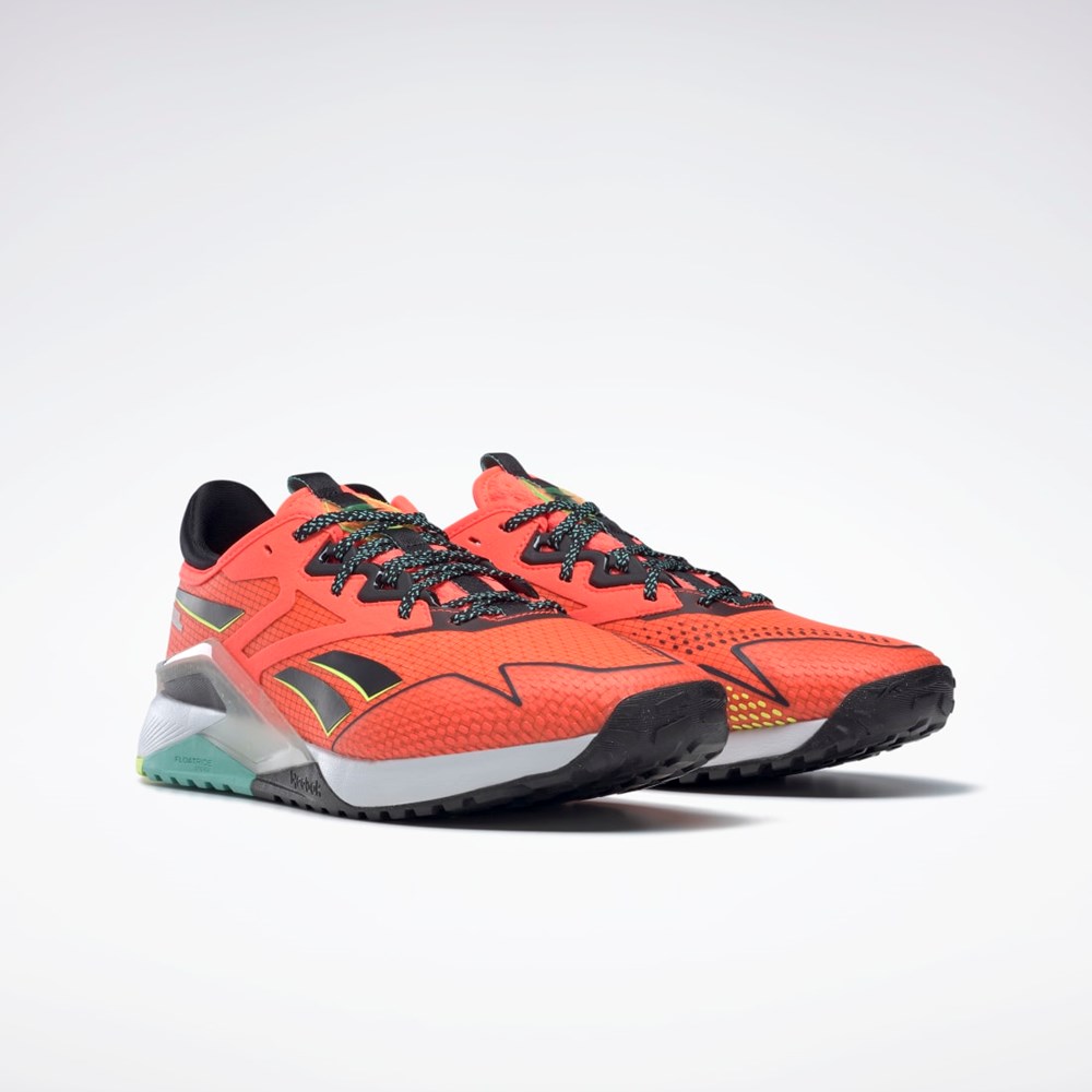 Reebok Nano X2 TR Adventure Tréningová Shoes Oranžové Čierne Žlté | OHJTF3721