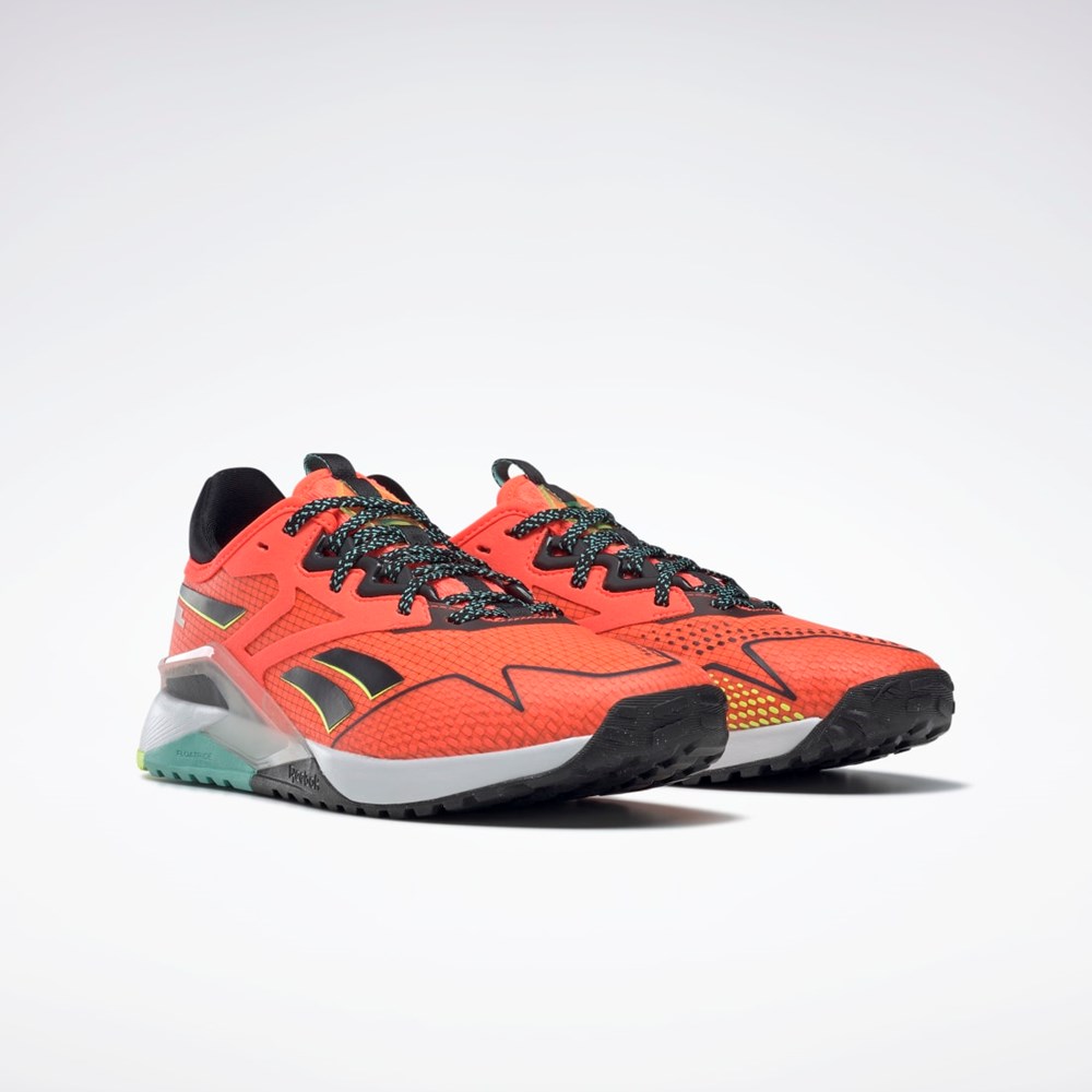 Reebok Nano X2 TR Adventure Tréningová Shoes Oranžové Čierne Žlté | ZHLKP8301