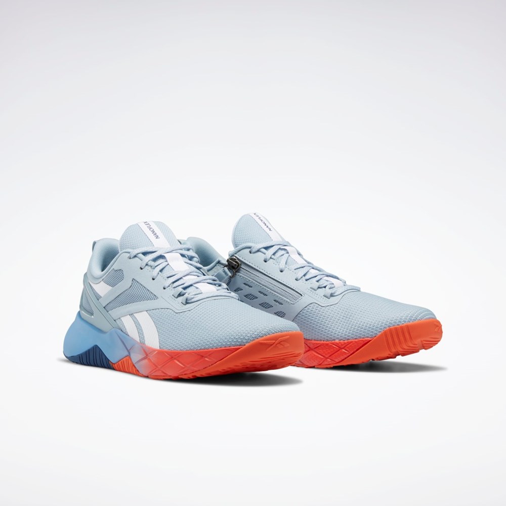 Reebok Nanoflex Parafit TR Shoes Siva Biele Modre | AIUZM2046