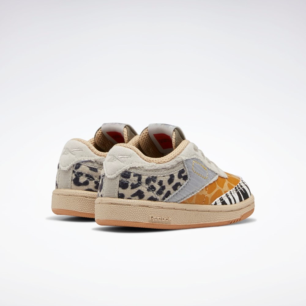 Reebok National Geographic Club C Shoes - Toddler Oatmeal / Sand Stone / Soft Camel | IXYBL7634