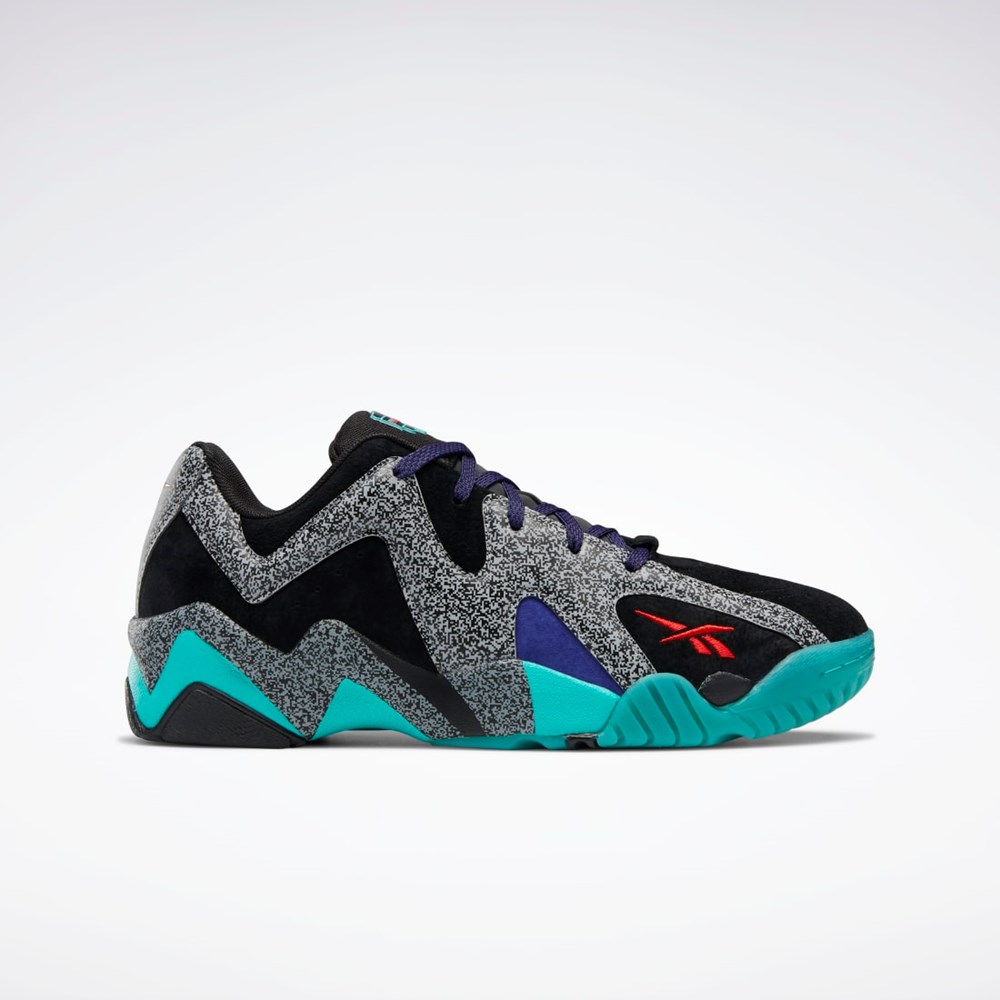 Reebok Nice Kicks Kamikaze II Low Basketball Shoes Čierne Červené Siva | JIWKX3569