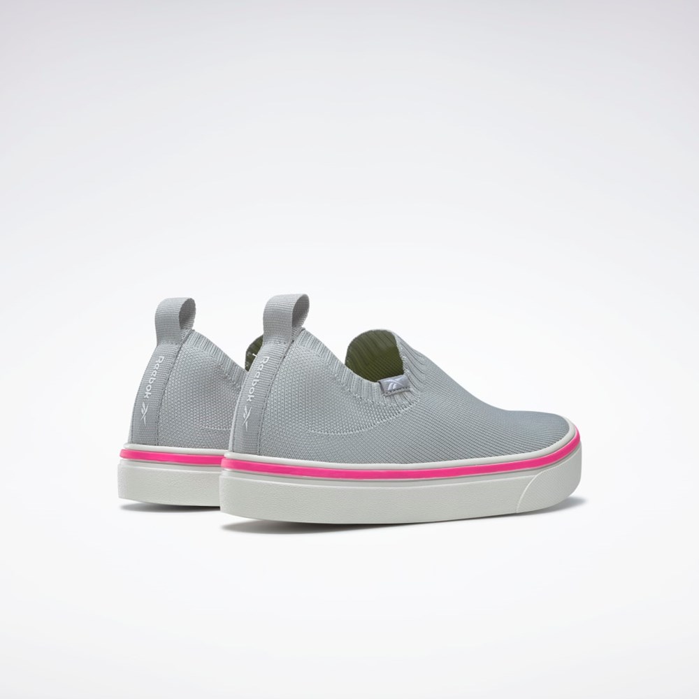 Reebok OnLux Slip-On Shoes Siva Biele Ruzove | DLWUR0386