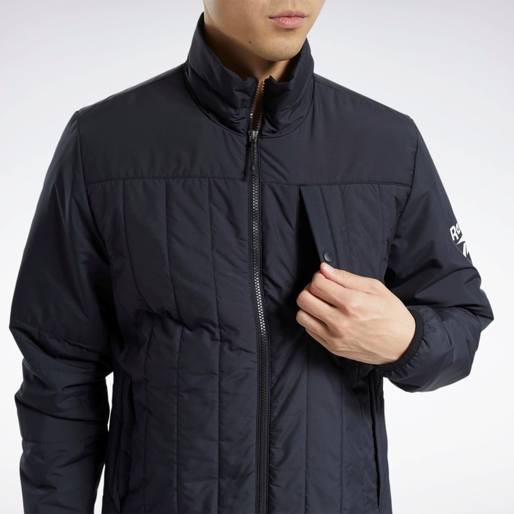 Reebok Outerwear Light Polstrované Jacket Čierne | YNGWS7329