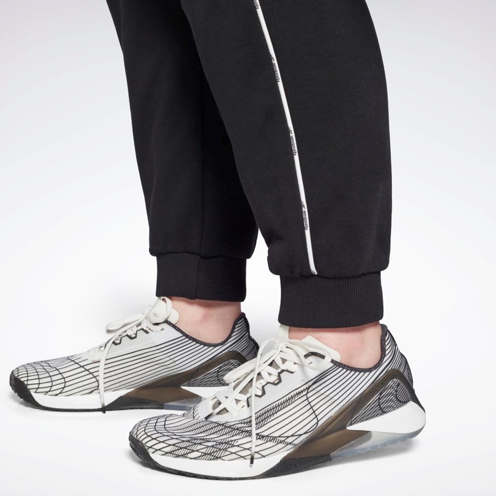 Reebok Piping Joggers (Plus Size) Čierne | DYHWR8961