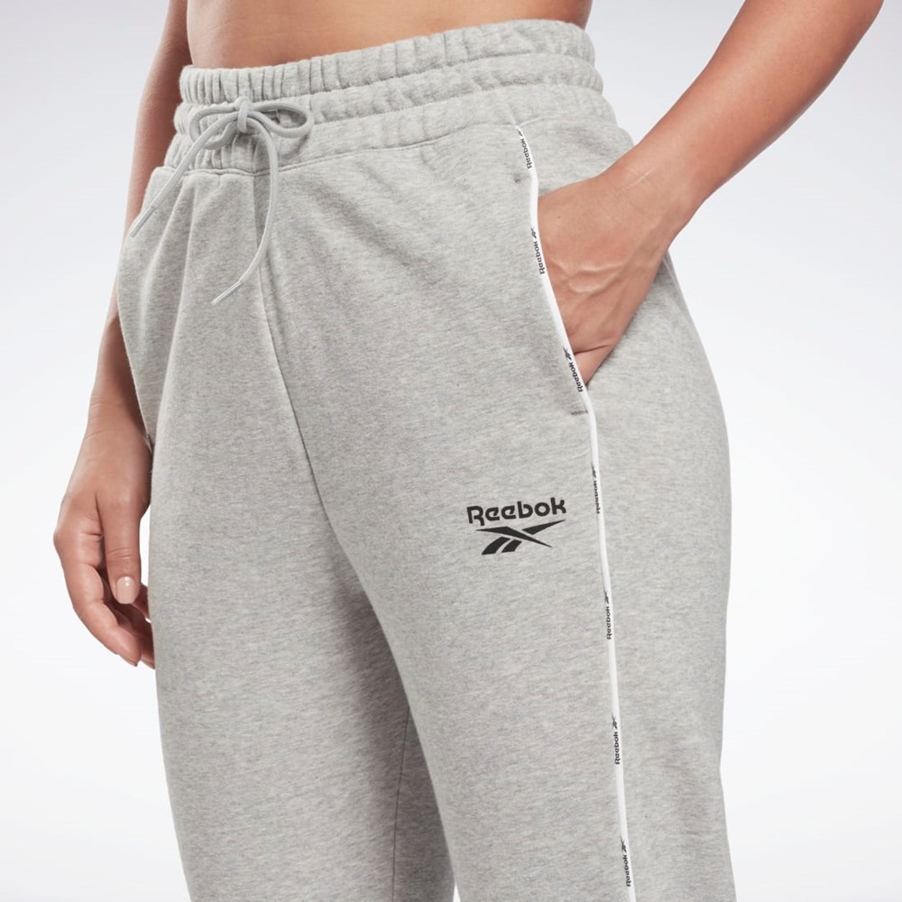 Reebok Piping Joggers Siva | AUJSI5129