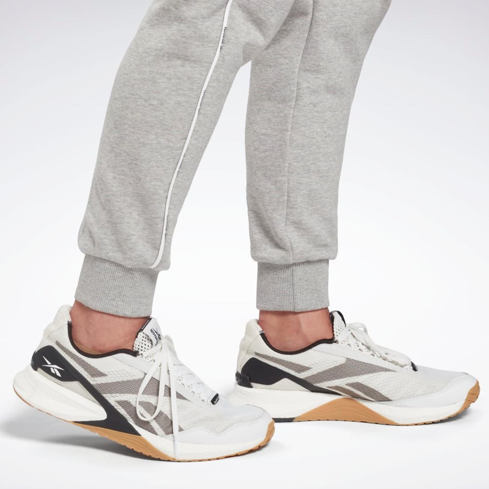 Reebok Piping Joggers Siva | AUJSI5129