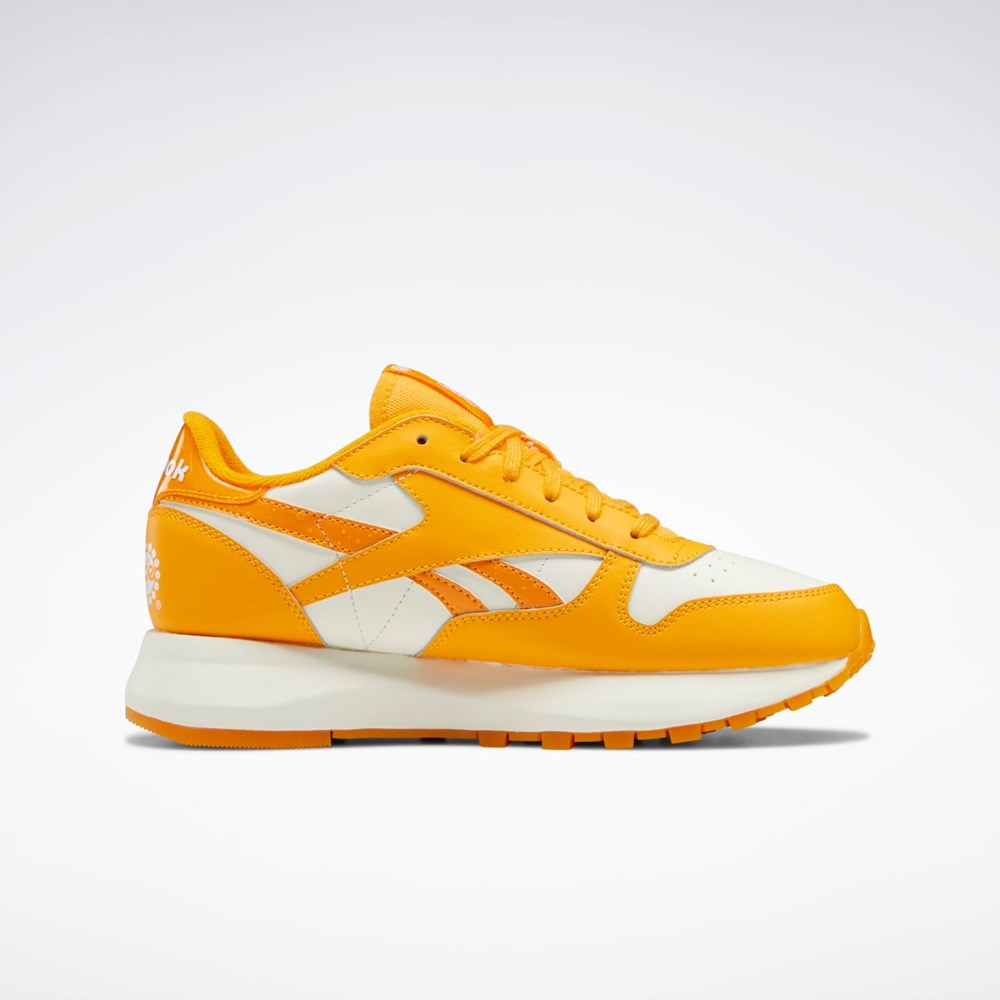 Reebok Popsicle Classic Leather SP Shoes Semi Fire Spark / Chalk / Semi Fire Spark | CXVKG9523