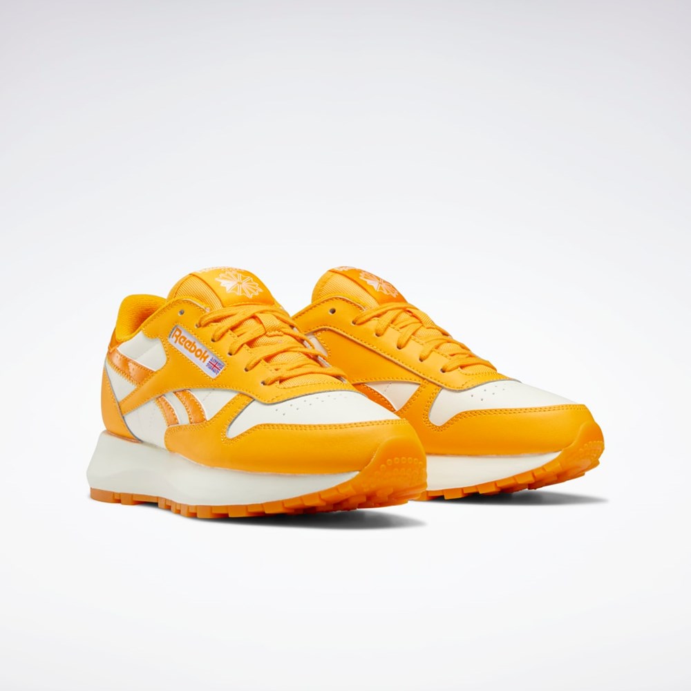 Reebok Popsicle Classic Leather SP Shoes Semi Fire Spark / Chalk / Semi Fire Spark | CXVKG9523