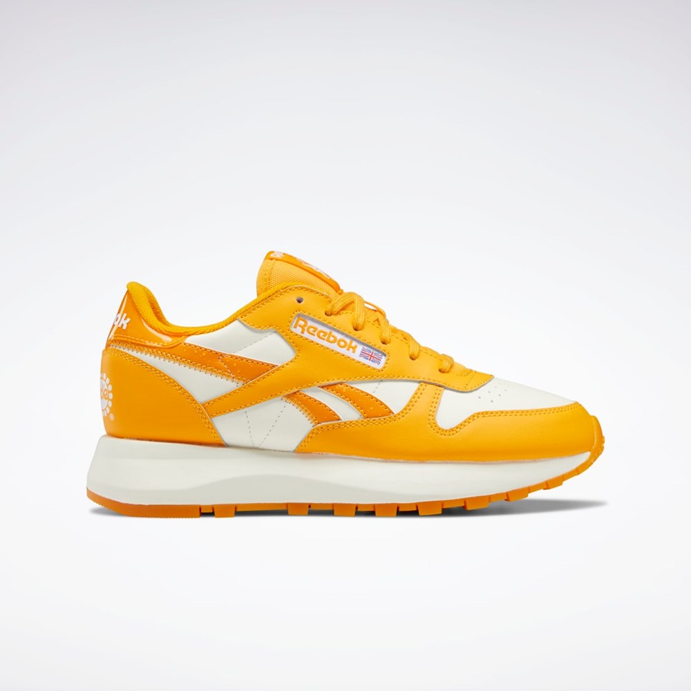 Reebok Popsicle Classic Leather SP Shoes Semi Fire Spark / Chalk / Semi Fire Spark | CXVKG9523