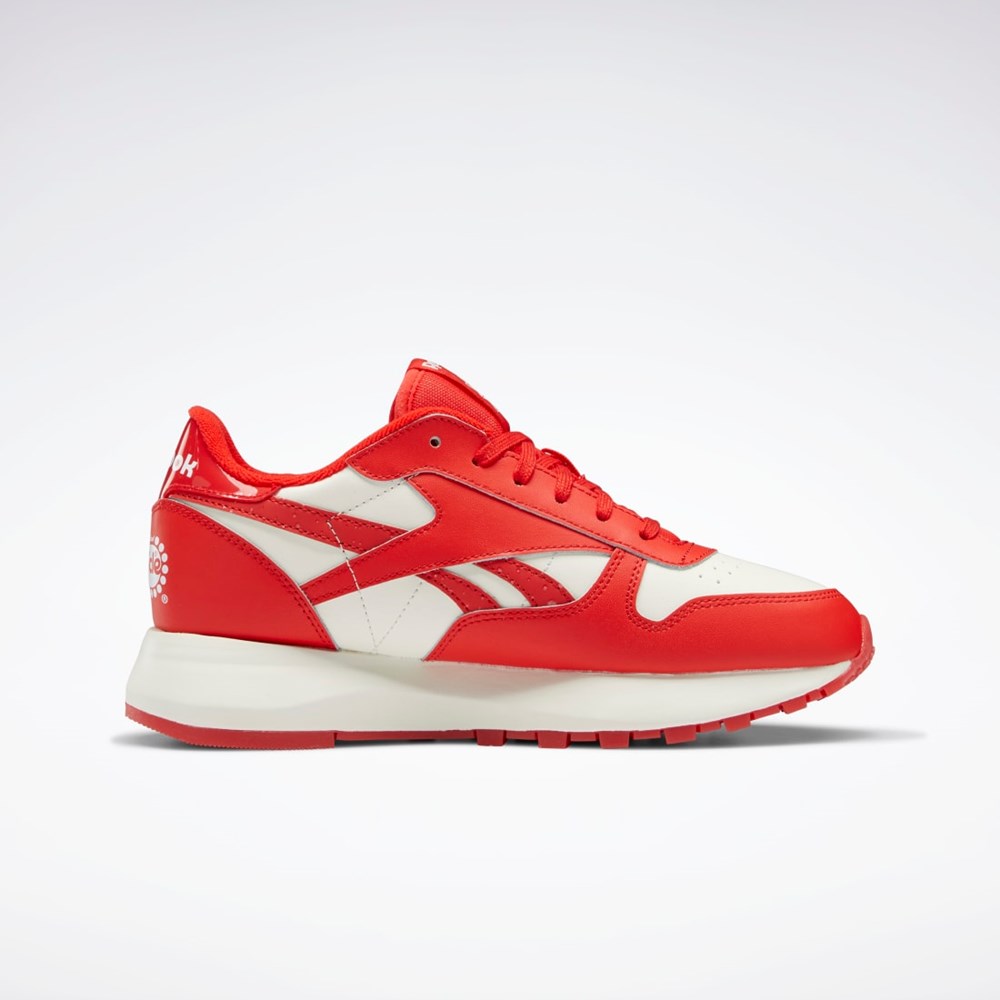 Reebok Popsicle Classic Leather SP Shoes Červené Červené | JFSYQ1023