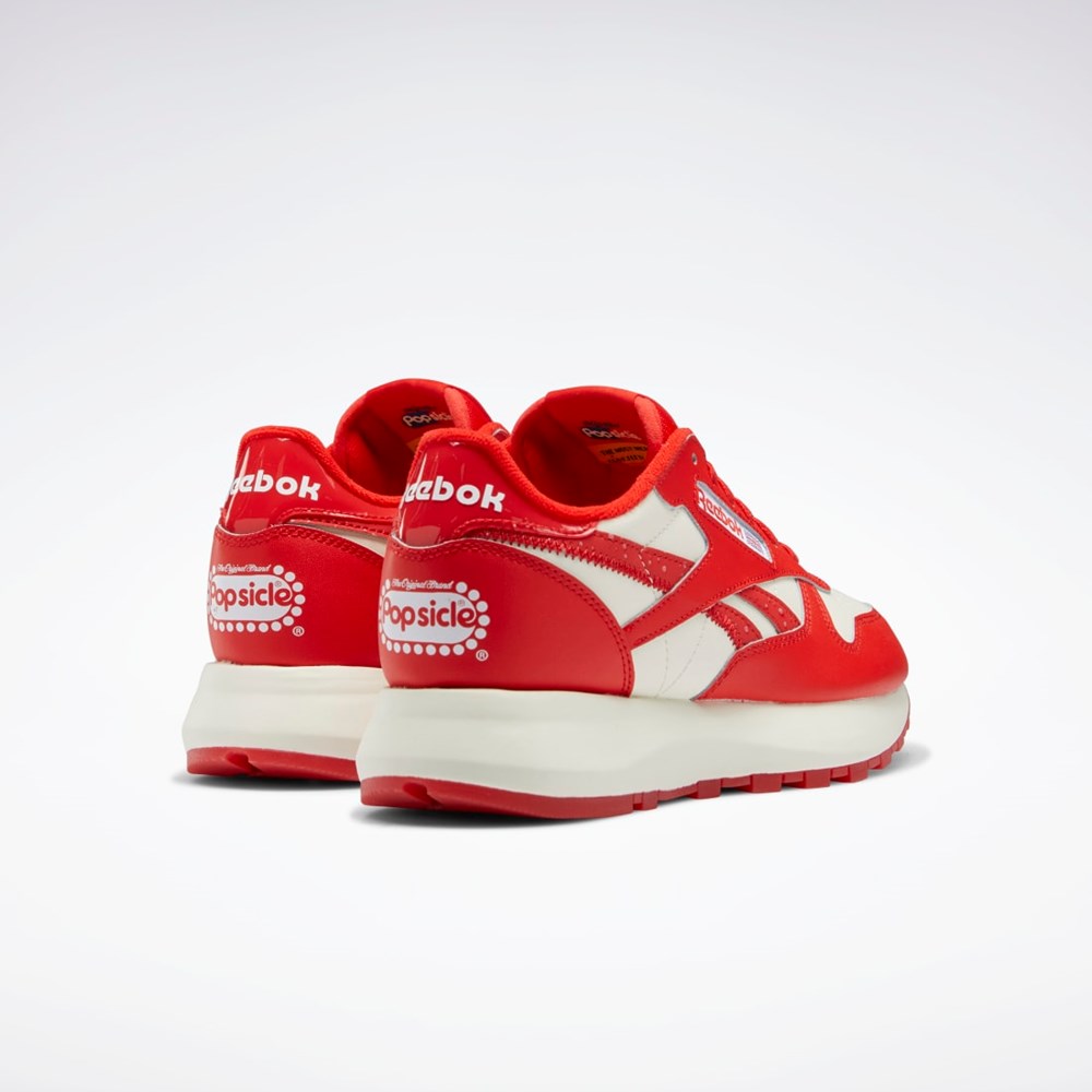 Reebok Popsicle Classic Leather SP Shoes Červené Červené | JFSYQ1023