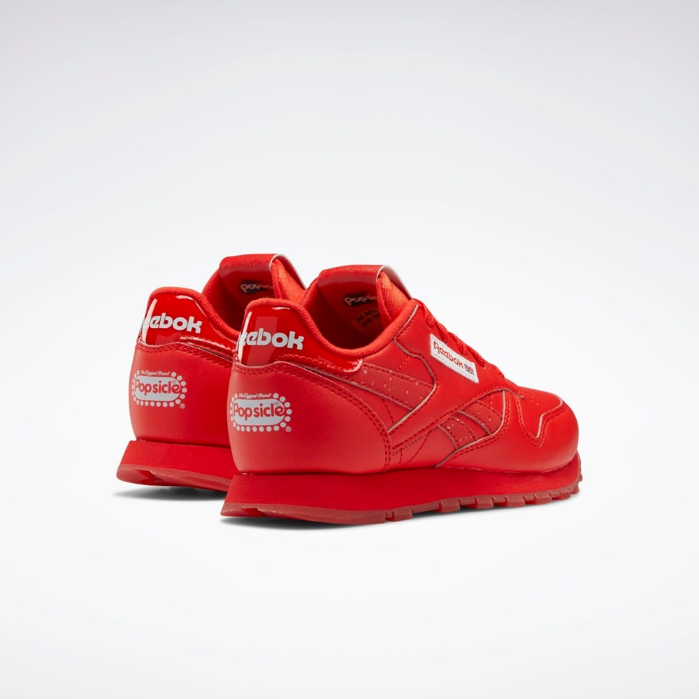 Reebok Popsicle Classic Leather Shoes - Preschool Červené Červené Červené | CQUBR1639