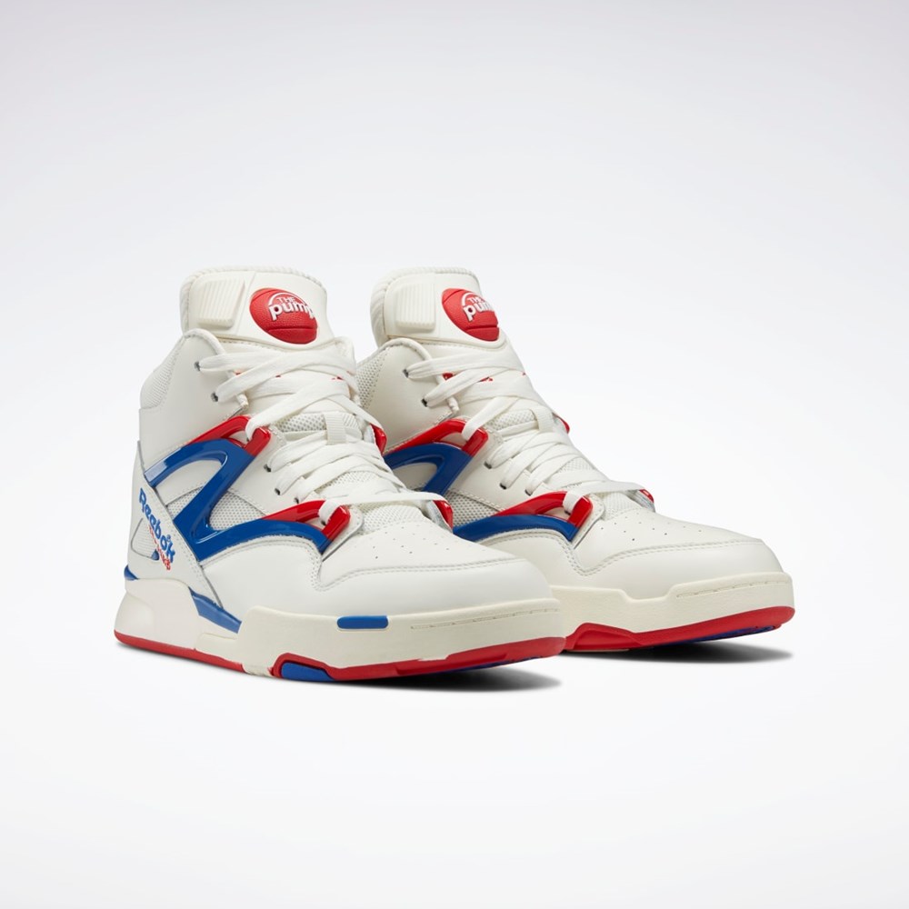 Reebok Pump Omni Zone II Shoes Modre Červené | NTSRK5784