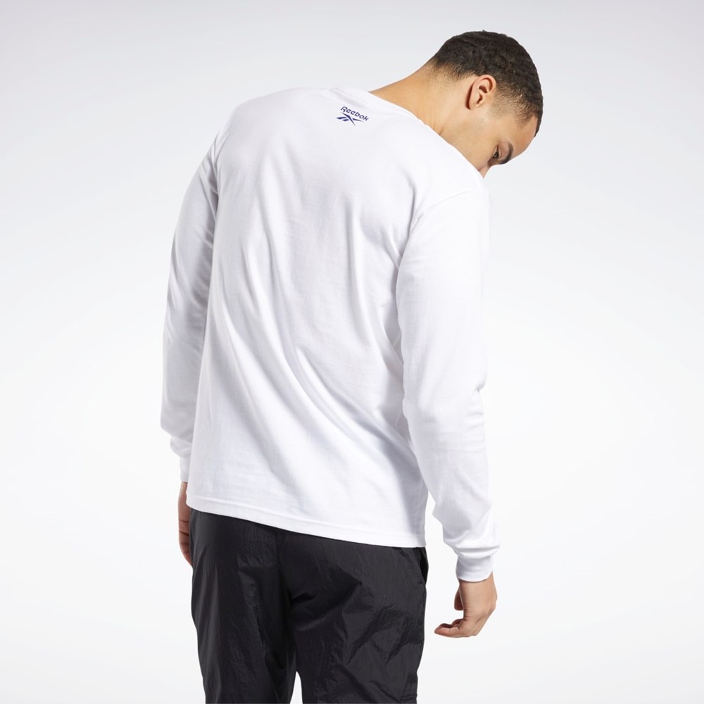 Reebok QT Iverson The Crossover Long Sleeve Crew T-Shirt Multi | GLZES8917