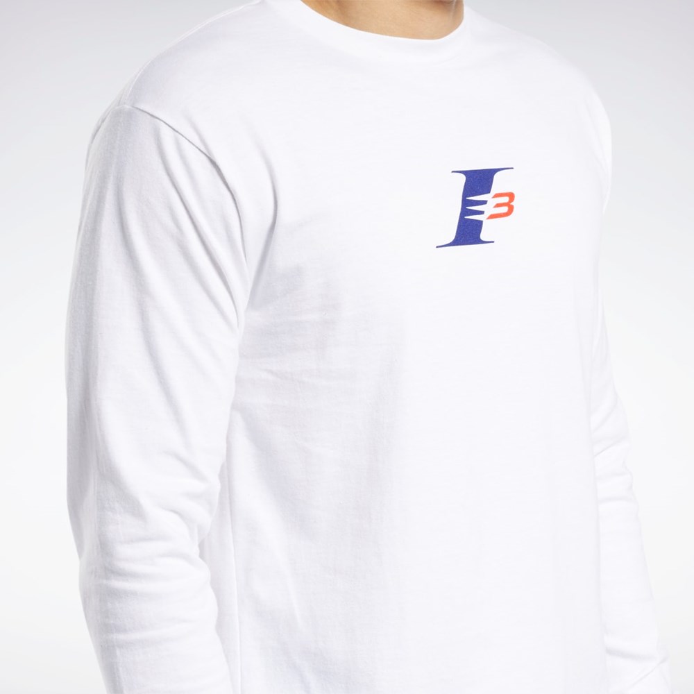 Reebok QT Iverson The Crossover Long Sleeve Crew T-Shirt Multi | GLZES8917