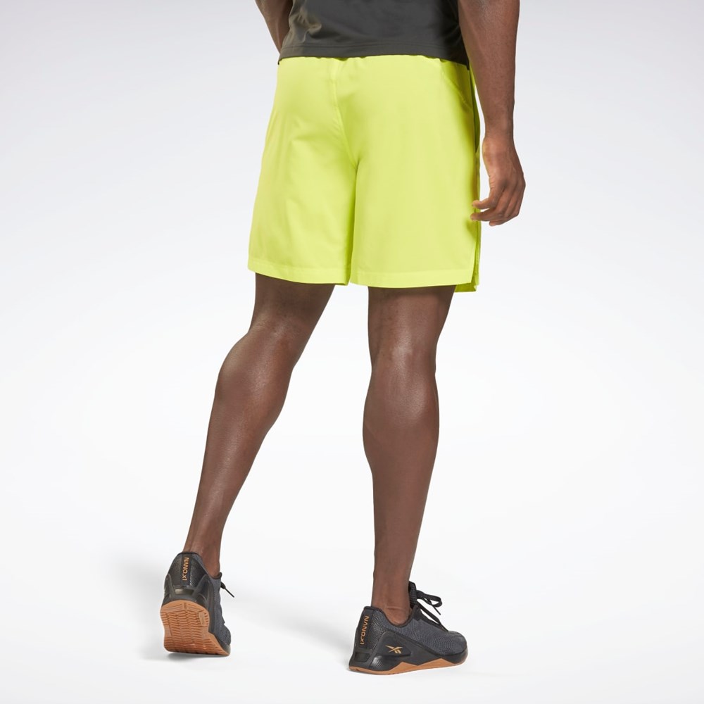 Reebok Reebok Austin Shorts Žlté | MZKVR3429