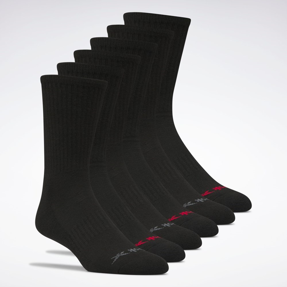 Reebok Reebok Basic Crew Socks 6 Pairs Multi | WAFTH0152