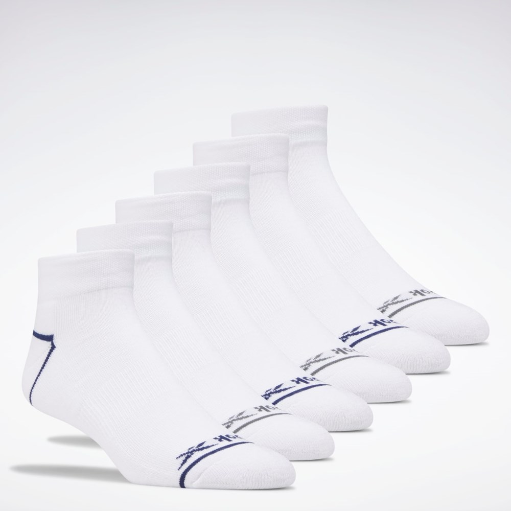 Reebok Reebok Basic Quarter Socks 6 Pairs Multi | QZDWN8190