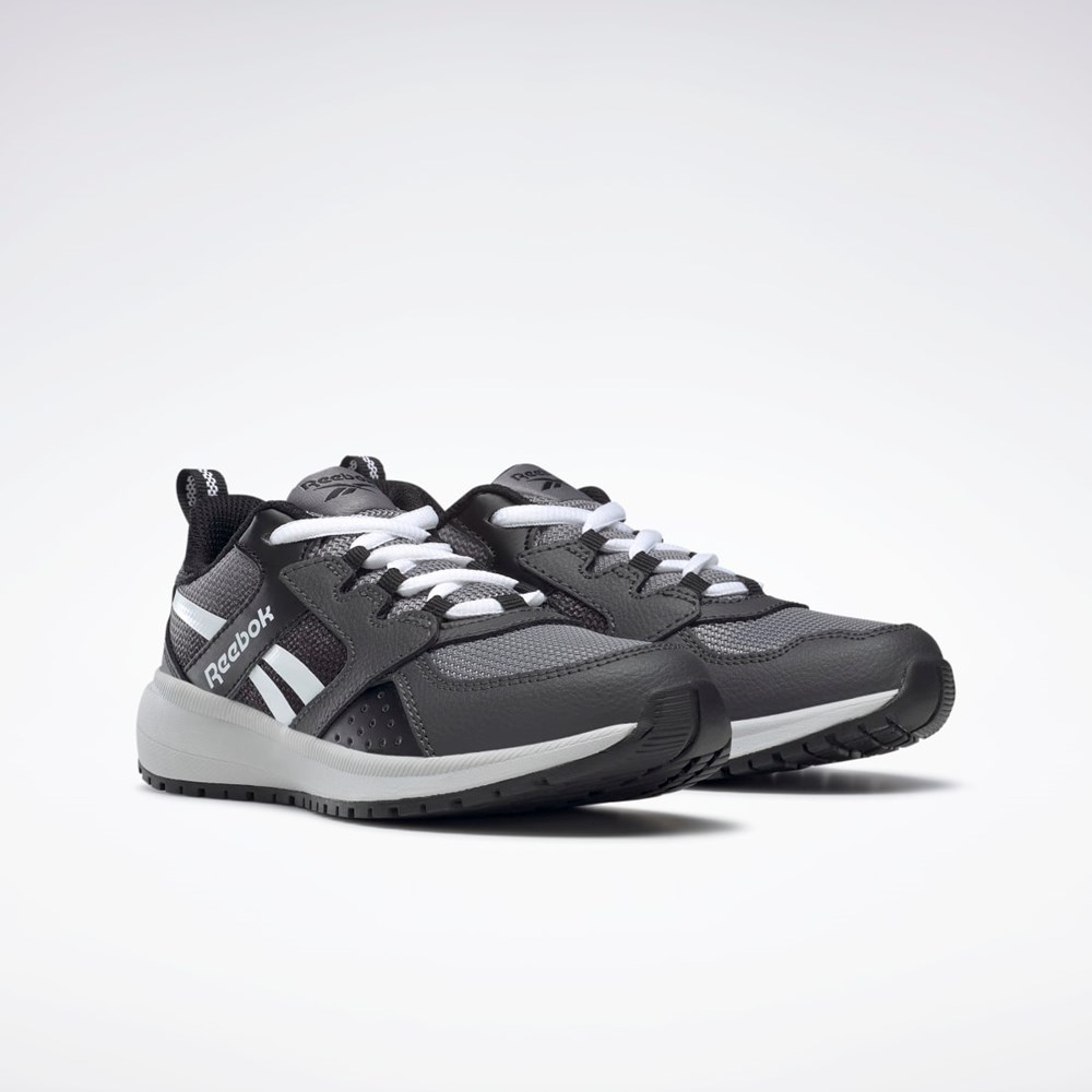 Reebok Reebok Cestne Supreme 2 Shoes - Preschool Siva Siva Čierne | CTWOB3869