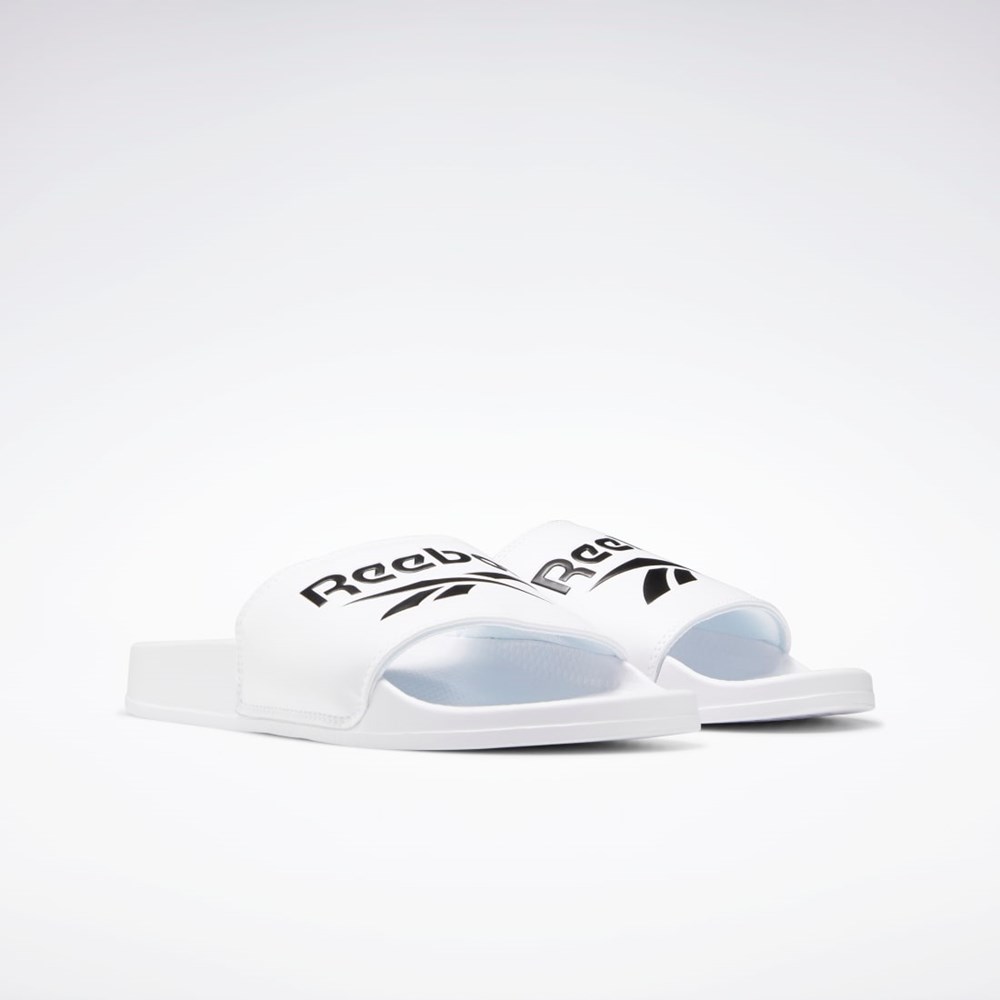 Reebok Reebok Classic Slides Biele Čierne Biele | LKQEA8704