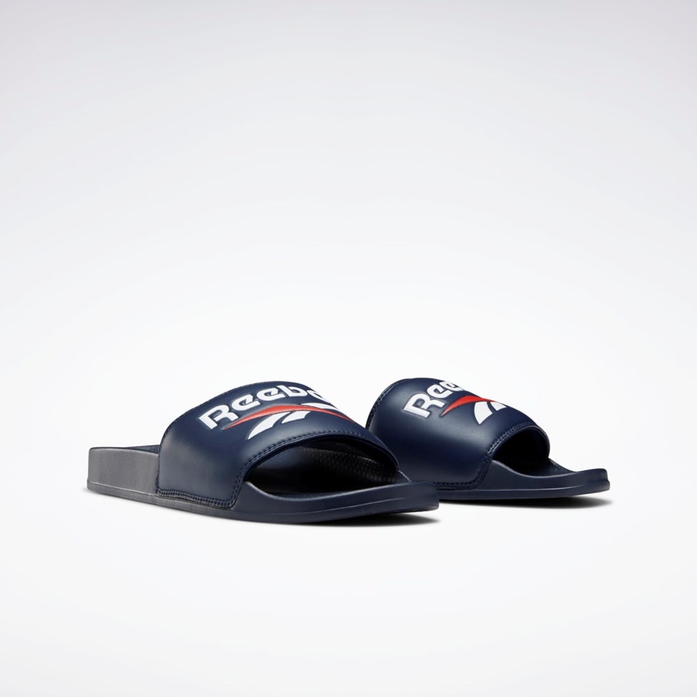 Reebok Reebok Classic Slides Námornícka Modrá Biele Červené | JYHUW0934