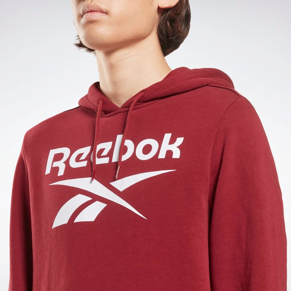 Reebok Reebok Identity Big Logo Hoodie Bordove | TZMPA6095