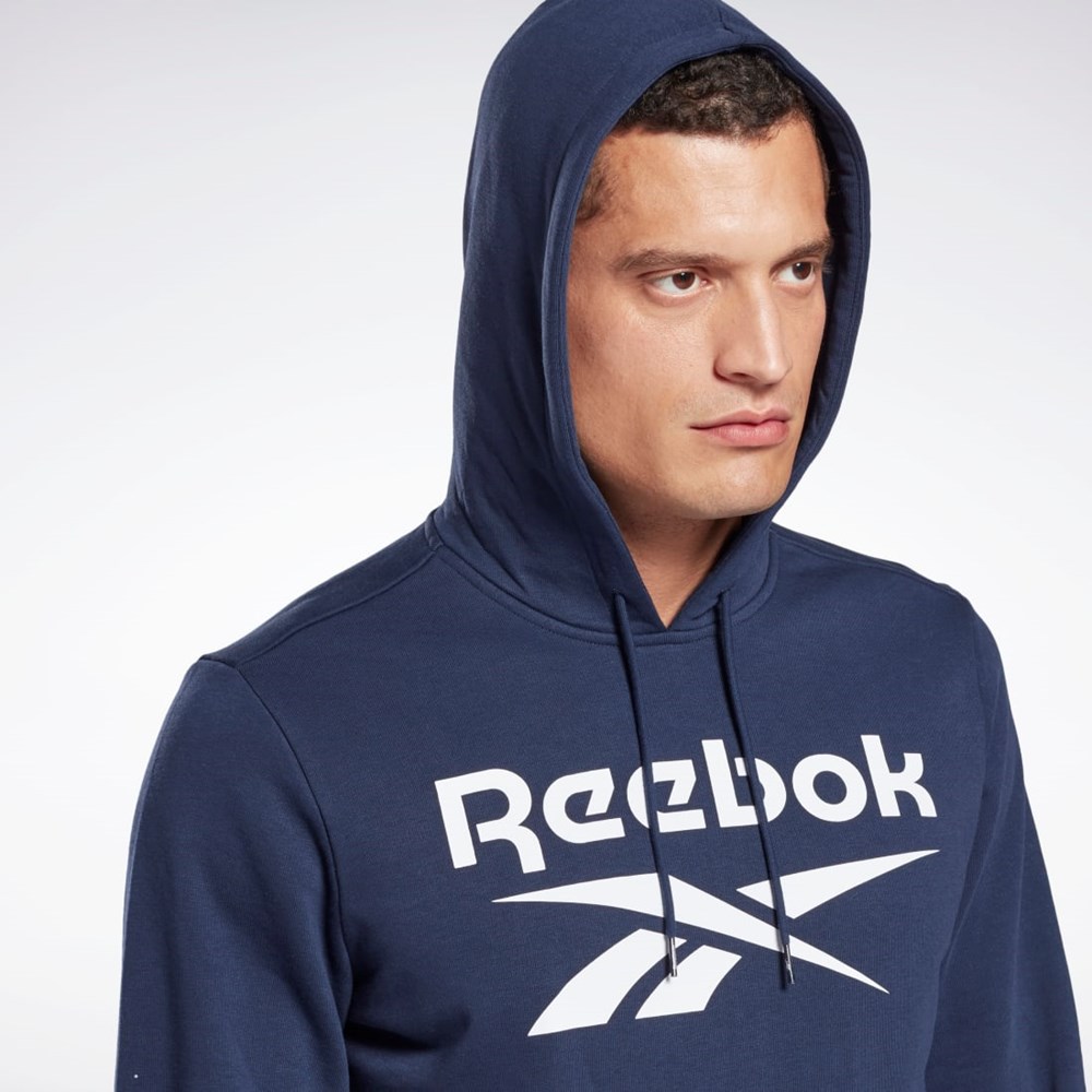 Reebok Reebok Identity Big Logo Hoodie Námornícka Modrá Biele | XYREW1764