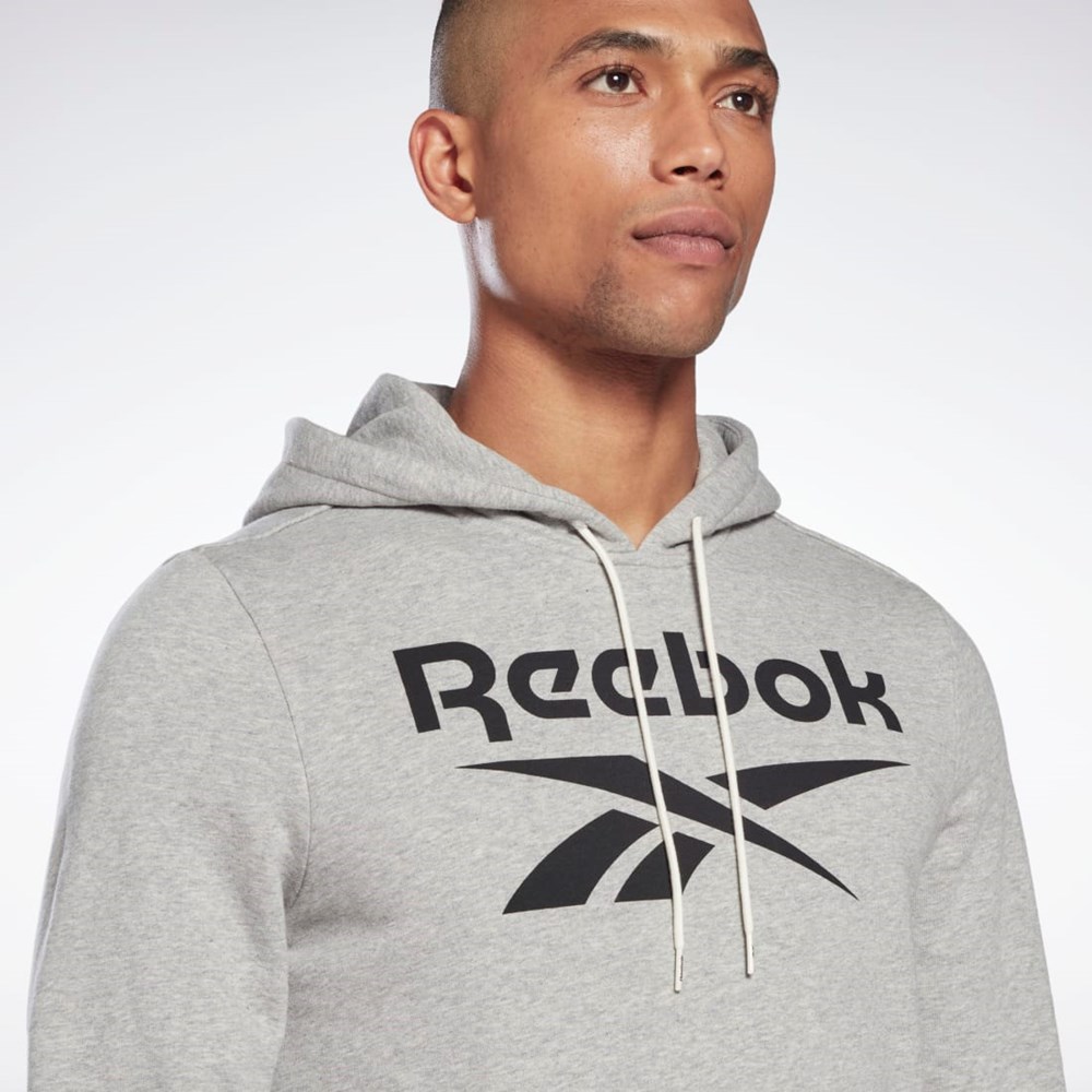 Reebok Reebok Identity Big Logo Hoodie Siva Čierne | JCHON1023