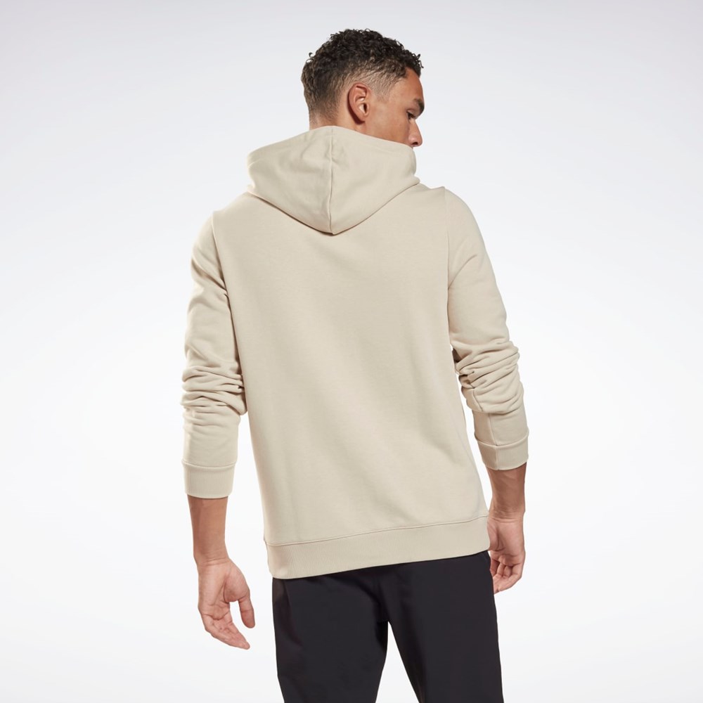 Reebok Reebok Identity Big Logo Hoodie Stucco | MWDFS0861