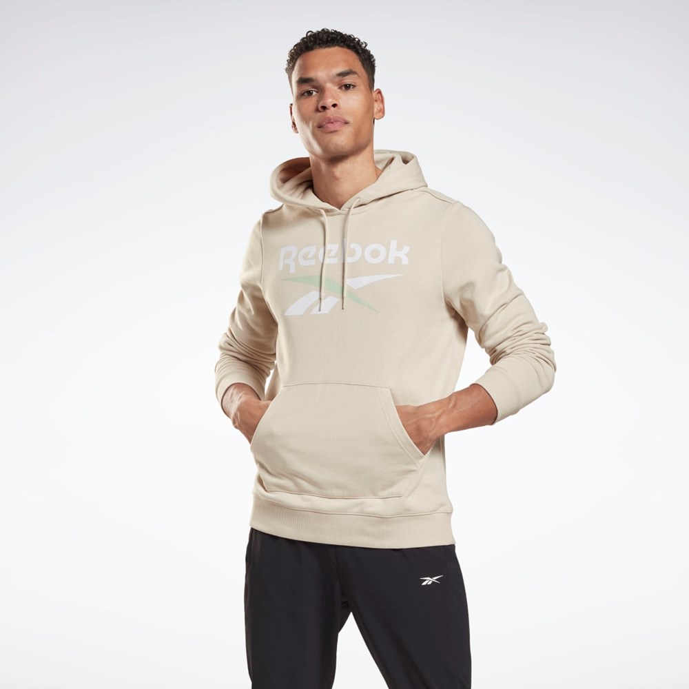 Reebok Reebok Identity Big Logo Hoodie Stucco | MWDFS0861