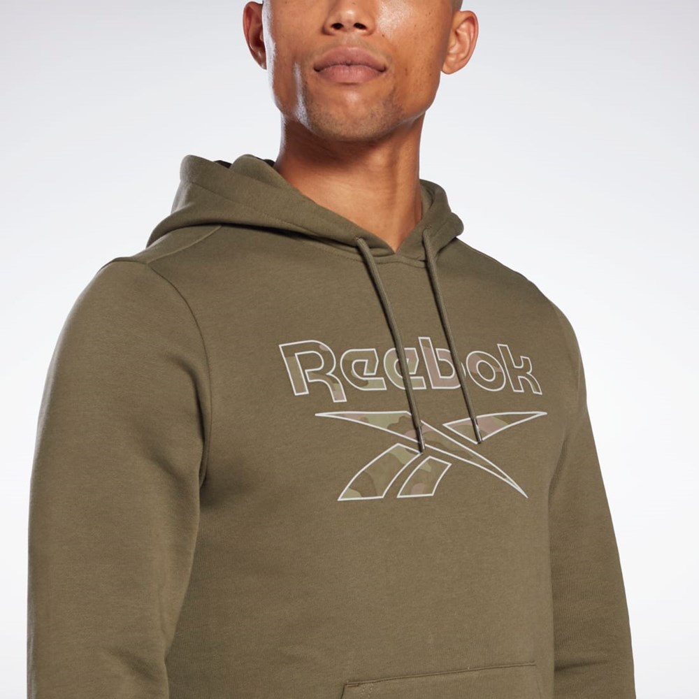 Reebok Reebok Identity Big Logo Hoodie Zelene | FCWGS8730