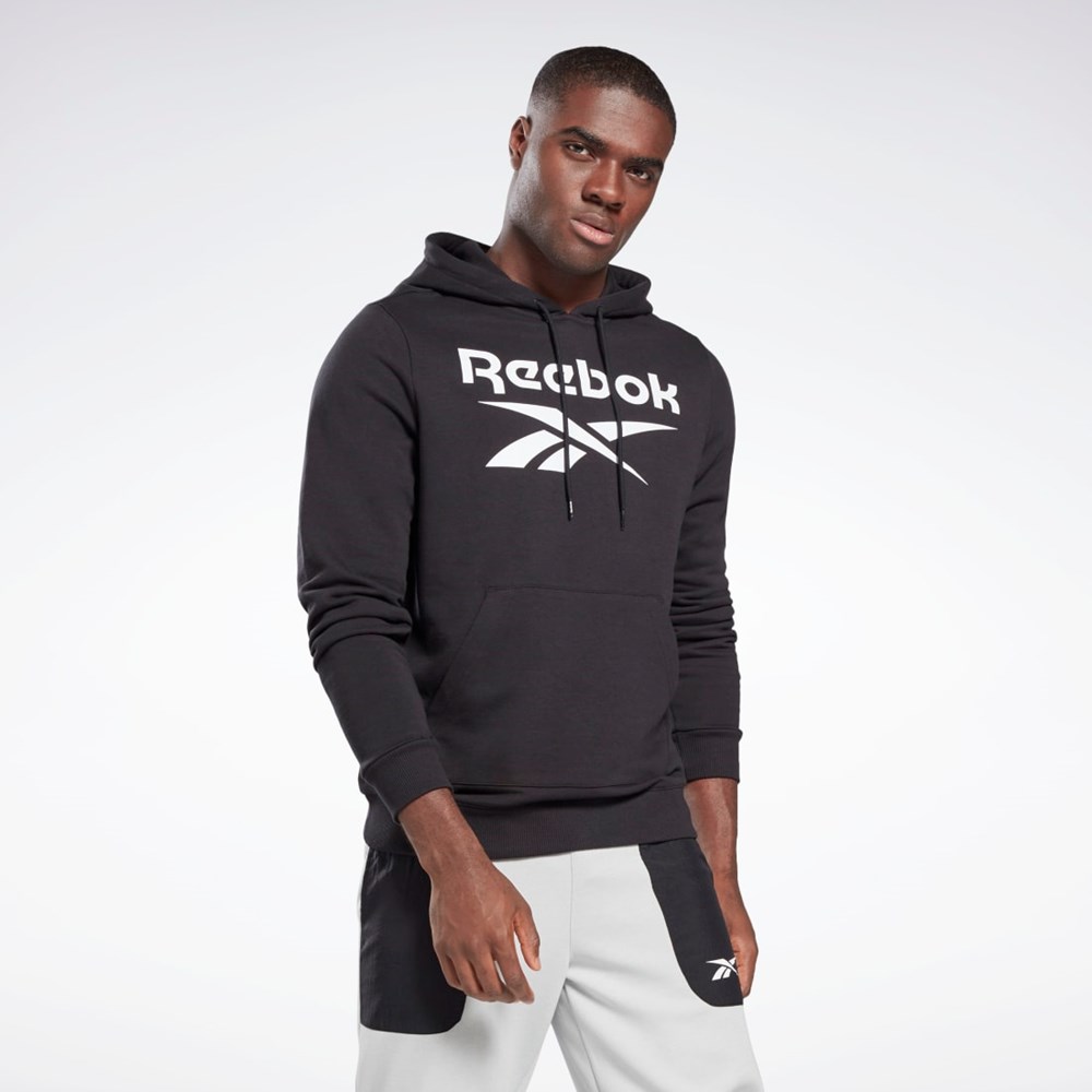 Reebok Reebok Identity Big Logo Hoodie Čierne | UHTWJ0598