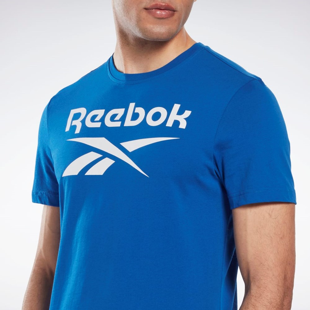 Reebok Reebok Identity Big Logo T-Shirt Modre | GVKCY3791