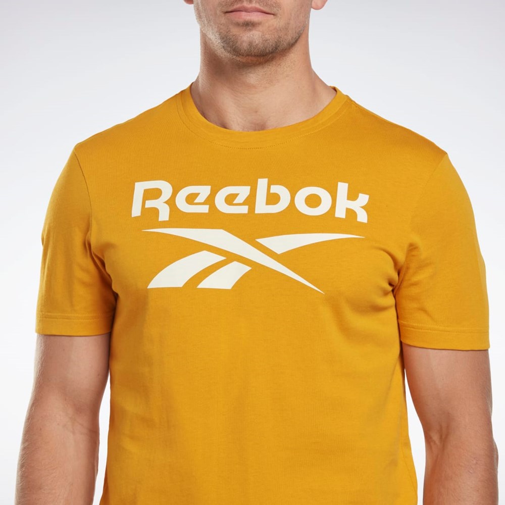 Reebok Reebok Identity Big Logo T-Shirt Bright Ochre | NRGIQ2617