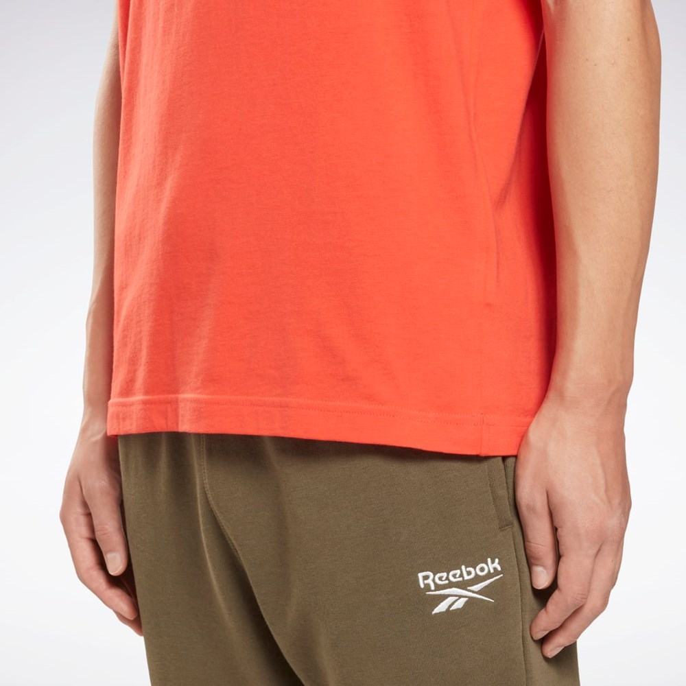 Reebok Reebok Identity Big Logo T-Shirt Červené | UMOGP2687