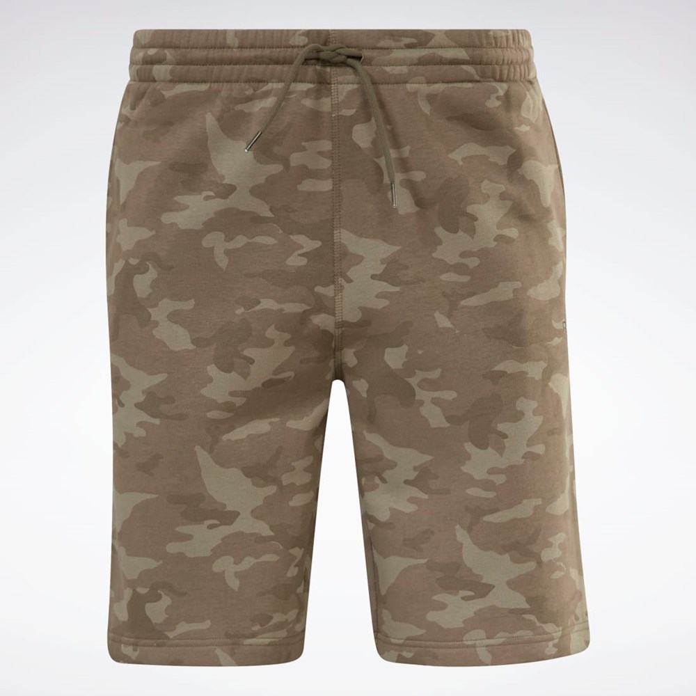 Reebok Reebok Identity Camo Shorts Zelene | EXYGV1692