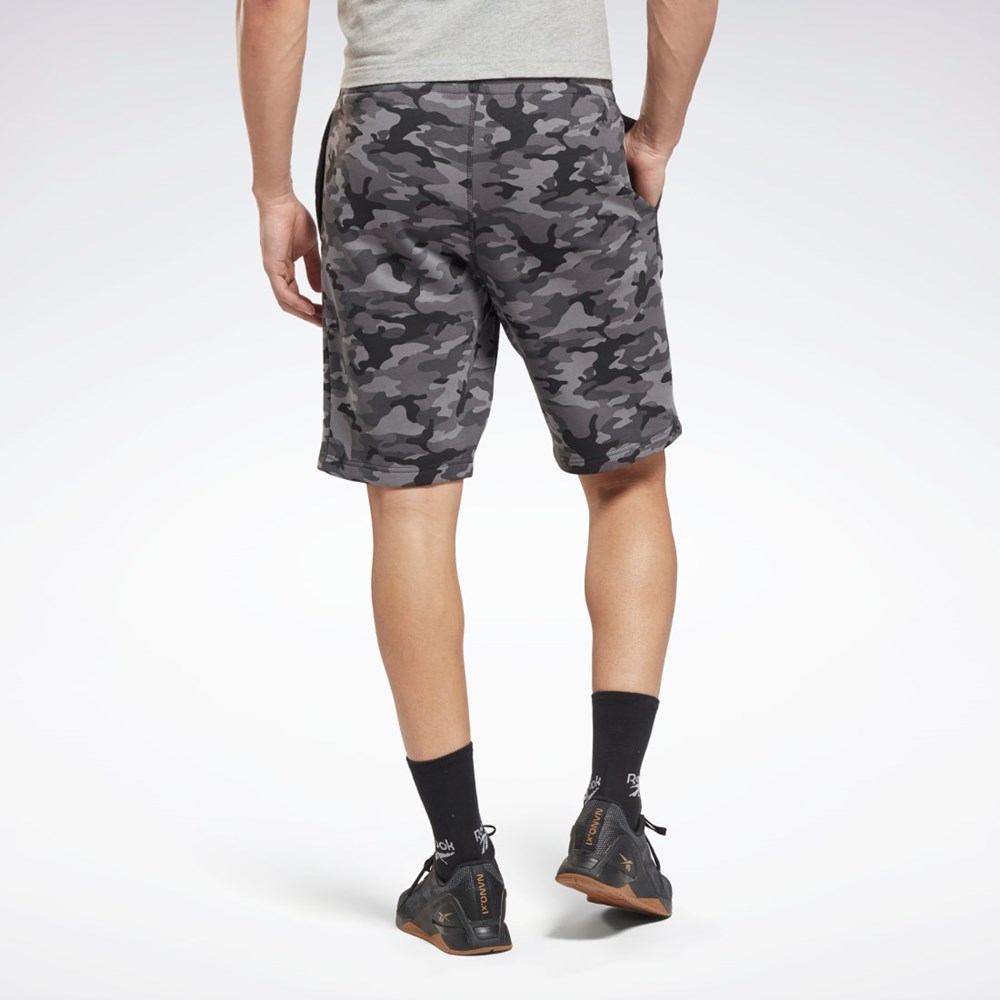 Reebok Reebok Identity Camo Shorts Čierne | EIUFL0548