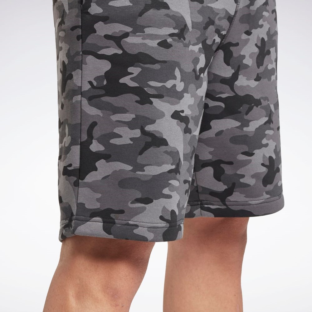 Reebok Reebok Identity Camo Shorts Čierne | EIUFL0548