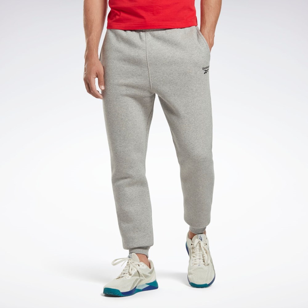 Reebok Reebok Identity Fleece Jogger Siva | BSYCQ0743