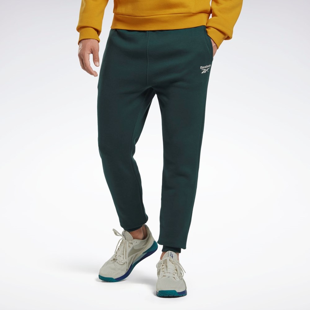 Reebok Reebok Identity Fleece Jogger Zelene | IBHQR2015