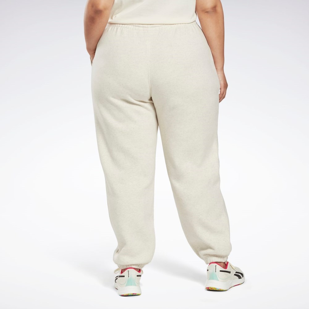 Reebok Reebok Identity Logo Fleece Joggers (Plus Size) Biele | ACHPX2510